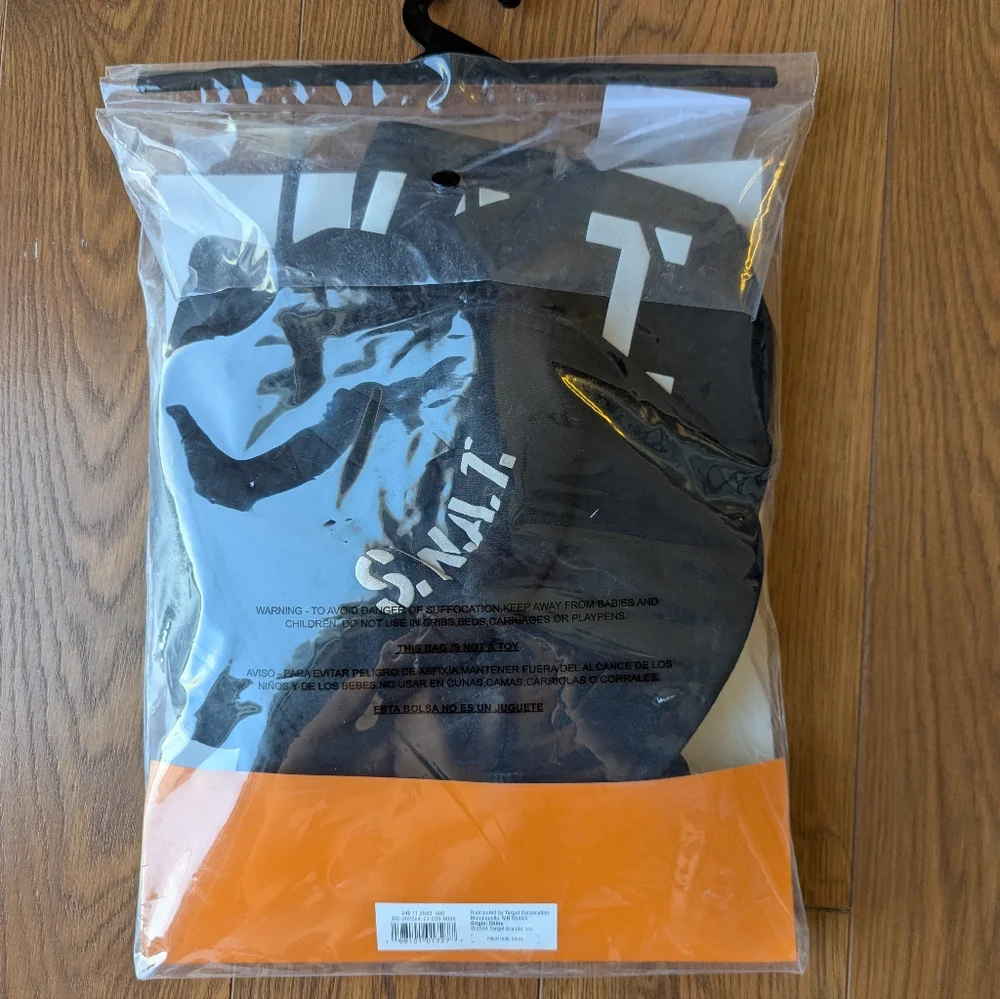 Hyde & Eek! S.W.A.T. Officer Costume Black OSFM NWT